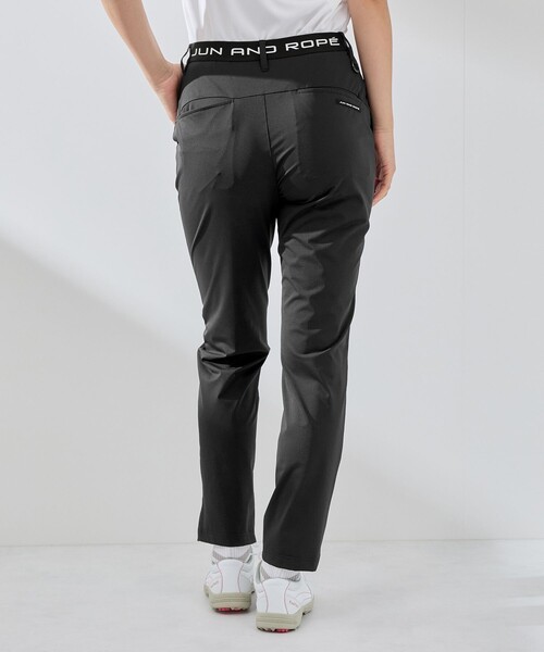 JUN&ROPE'（ジュンアンドロペ）の「【吸水速乾】【接触冷感】トリコットテーパードパンツ（その他パンツ・レディース・ブラック/ネイビー・M/S/L）」の12枚目の写真