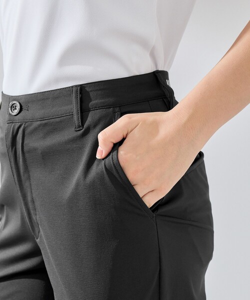 JUN&ROPE'（ジュンアンドロペ）の「【吸水速乾】【接触冷感】トリコットテーパードパンツ（その他パンツ・レディース・ブラック/ネイビー・M/S/L）」の17枚目の写真