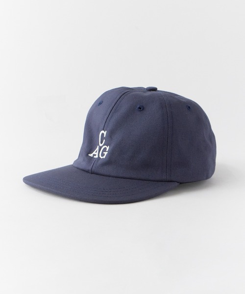 【 】Institutional Ball Cap_BLUE〜ボールキャップ セール】【VARZAR】 Logo ball cap / フロントロゴオーバー