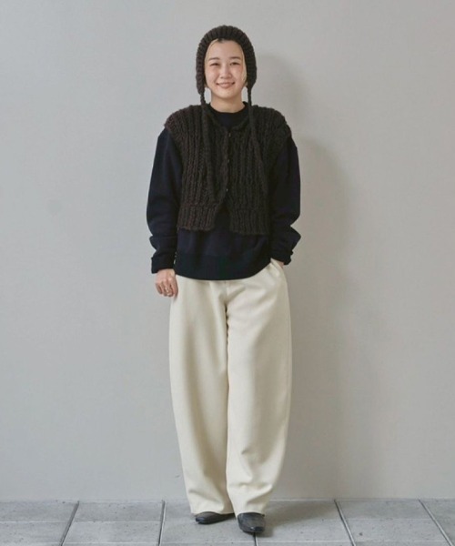 Wide Cocoon Trousers（その他パンツ）｜TODAYFUL（トゥデイフル）の