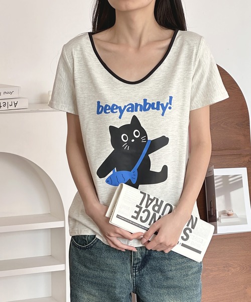 MAISON DE THERESE（メゾン ド テレーズ）の「半袖Tシャツ（Tシャツ/カットソー・レディース・A/B/D/C・S/M/L）」の2枚目の写真