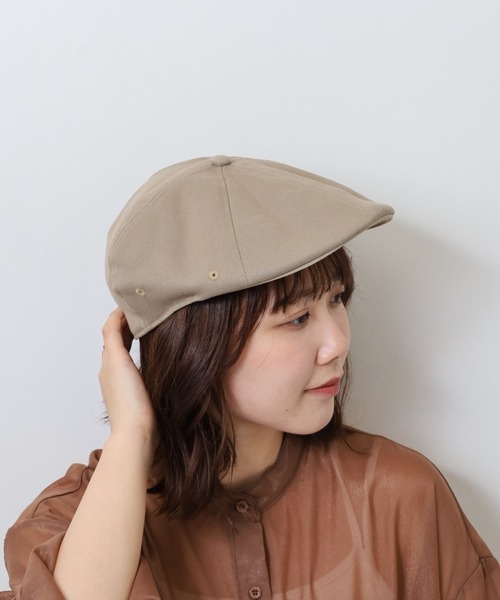 KANGOL(カンゴール)の「KANGOL WOOL FLEXFIT 504(ハンチング/ベレー帽・メンズ・ベージュ/ブラック・L/M)」の7枚目の写真
