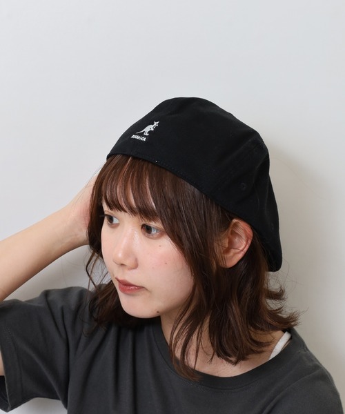 KANGOL(カンゴール)の「KANGOL WOOL FLEXFIT 504(ハンチング/ベレー帽・メンズ・ベージュ/ブラック・L/M)」の3枚目の写真