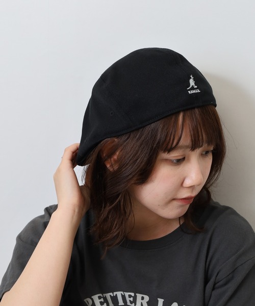 KANGOL(カンゴール)の「KANGOL WOOL FLEXFIT 504(ハンチング/ベレー帽・メンズ・ベージュ/ブラック・L/M)」の5枚目の写真