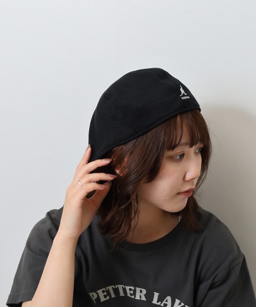 KANGOL(カンゴール)の「KANGOL WOOL FLEXFIT 504(ハンチング/ベレー帽・メンズ・ベージュ/ブラック・L/M)」の6枚目の写真