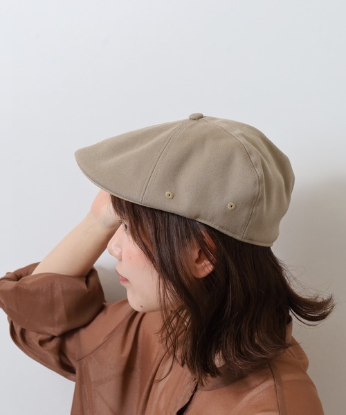 KANGOL(カンゴール)の「KANGOL WOOL FLEXFIT 504(ハンチング/ベレー帽・メンズ・ベージュ/ブラック・L/M)」の9枚目の写真