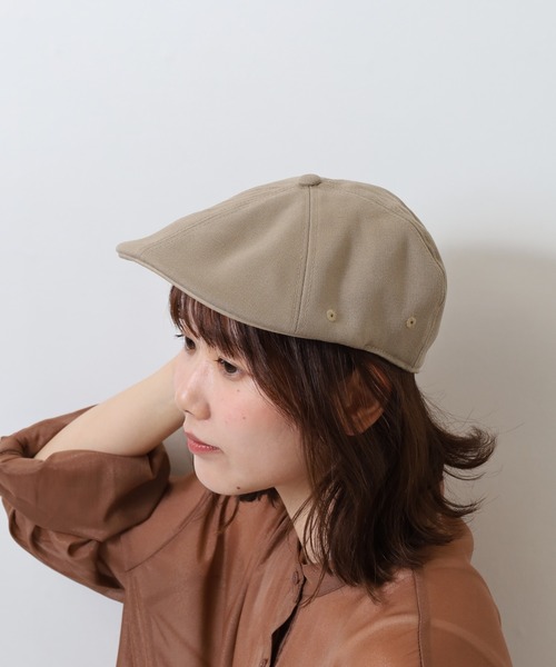 KANGOL(カンゴール)の「KANGOL WOOL FLEXFIT 504(ハンチング/ベレー帽・メンズ・ベージュ/ブラック・L/M)」の10枚目の写真