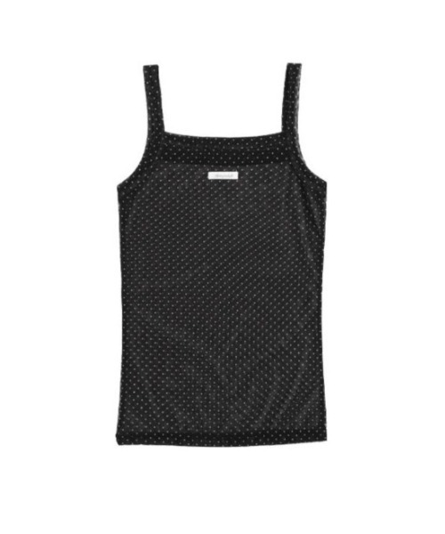 タンクトップ ノースリーブ 「FANCY CLUB」3-Way Dot Mesh Layered Sleeveless レディース FANCY CLUB/ファンシークラブ 3-Way Dot Mesh Layered