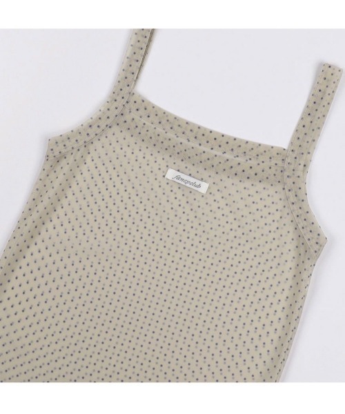 タンクトップ ノースリーブ 「FANCY CLUB」3-Way Dot Mesh Layered Sleeveless レディース MUSINSA | FANCY CLUB 3-way dot mesh layered sleeveless