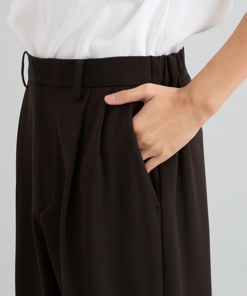 STUDIOUS（ステュディオス）の「【STUDIOUS×CITY TOKYO】ライクラストレートスラックス（スラックス・メンズ・グレー/ダークブラウン・2/1/3）」の4枚目の写真