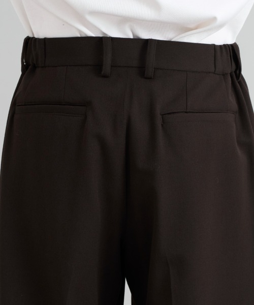 STUDIOUS（ステュディオス）の「【STUDIOUS×CITY TOKYO】ライクラストレートスラックス（スラックス・メンズ・グレー/ダークブラウン・2/1/3）」の6枚目の写真