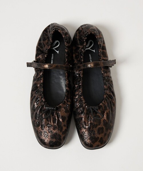 SY UNITED ARROWS(シーユナイテッドアローズ)の「<SY> シャーリングベルクロ フラット20↑(バレエシューズ・レディース・ブラック/シルバー/その他1/ライトピンク・23.5cm/24cm/24.5cm/25cm/22.5cm/23cm)」の1枚目の写真