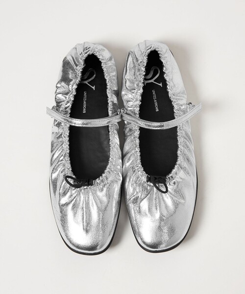 SY UNITED ARROWS(シーユナイテッドアローズ)の「<SY> シャーリングベルクロ フラット20↑(バレエシューズ・レディース・ブラック/シルバー/その他1/ライトピンク・23.5cm/24cm/24.5cm/25cm/22.5cm/23cm)」の4枚目の写真