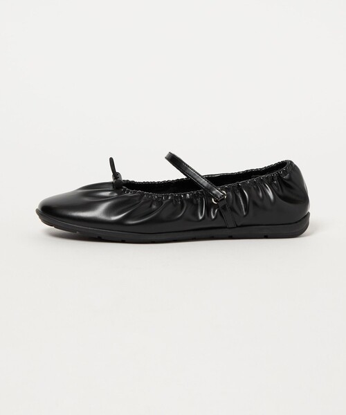 SY UNITED ARROWS(シーユナイテッドアローズ)の「<SY> シャーリングベルクロ フラット20↑(バレエシューズ・レディース・ブラック/シルバー/その他1/ライトピンク・23.5cm/24cm/24.5cm/25cm/22.5cm/23cm)」の2枚目の写真