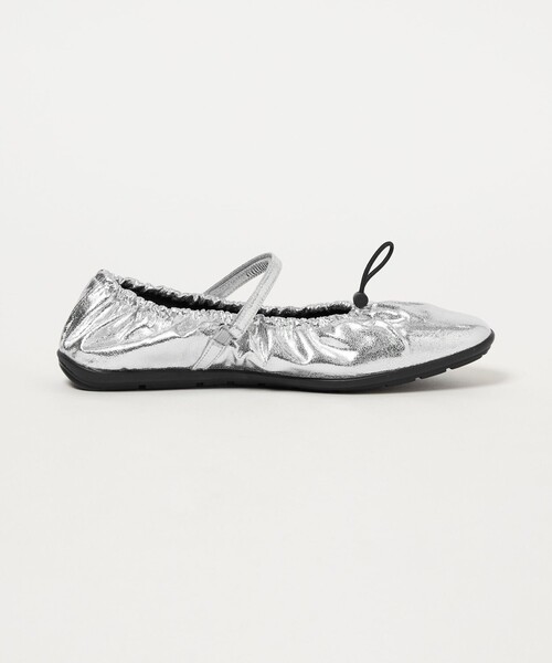 SY UNITED ARROWS(シーユナイテッドアローズ)の「<SY> シャーリングベルクロ フラット20↑(バレエシューズ・レディース・ブラック/シルバー/その他1/ライトピンク・23.5cm/24cm/24.5cm/25cm/22.5cm/23cm)」の7枚目の写真
