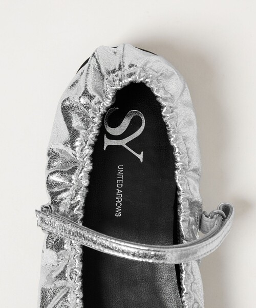 SY UNITED ARROWS(シーユナイテッドアローズ)の「<SY> シャーリングベルクロ フラット20↑(バレエシューズ・レディース・ブラック/シルバー/その他1/ライトピンク・23.5cm/24cm/24.5cm/25cm/22.5cm/23cm)」の10枚目の写真