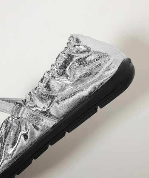 SY UNITED ARROWS(シーユナイテッドアローズ)の「<SY> シャーリングベルクロ フラット20↑(バレエシューズ・レディース・ブラック/シルバー/その他1/ライトピンク・23.5cm/24cm/24.5cm/25cm/22.5cm/23cm)」の12枚目の写真