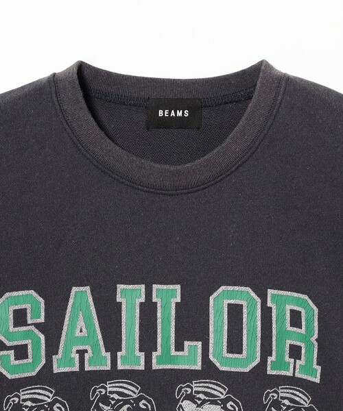 BEAMS T(ビームスティー)の「SAILOR CREWNECK SWEAT(NAVY)(スウェット・メンズ・ネイビー・S/XL/L/M)」の6枚目の写真
