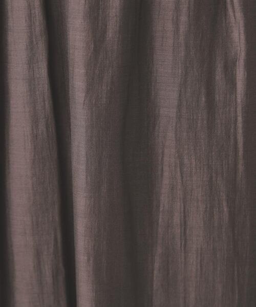 index（インデックス）の「シアーギャザーフレアスカート【洗濯機洗い可】（スカート・レディース・ブルーグリーン/ブラウン系その他/パープル・42/40/38/36）」の7枚目の写真