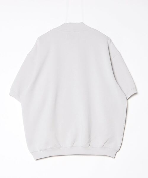 UNISEX》Prime-Over Mock Neck Sweat Short Sleeve Pullover