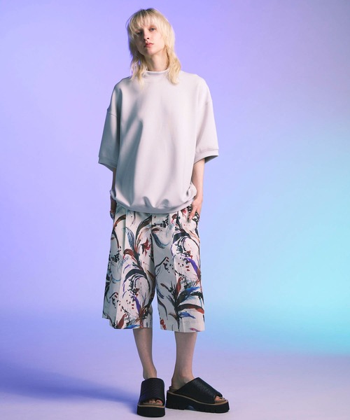 UNISEX》Prime-Over Mock Neck Sweat Short Sleeve Pullover/プライム