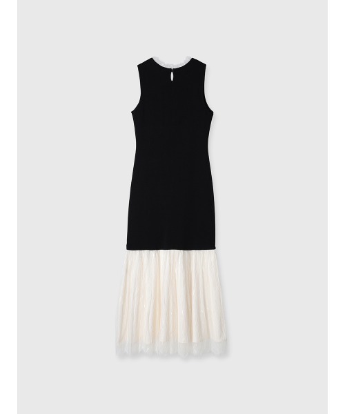 セール】レースドッキングニットワンピース（ワンピース）｜anuans（ア