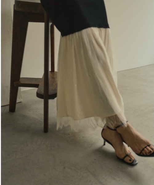 anuansレースドッキングニットワンピース　s レースドッキングニットワンピース