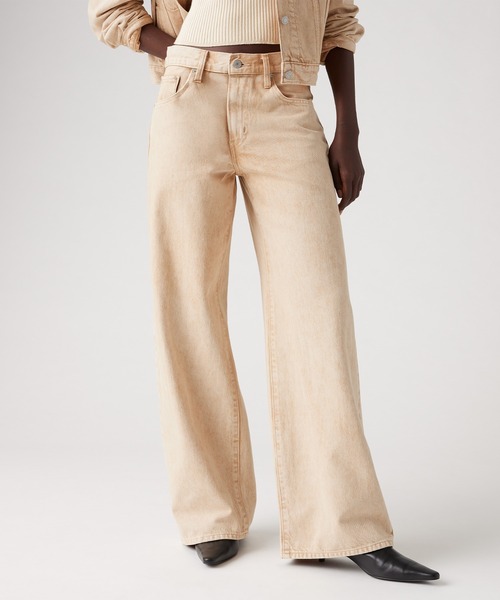 セール】Levi's/リーバイス XL STRAIGHT ベージュ（デニムパンツ