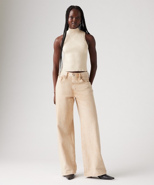 Levi's ベージュ ジャケットとパンツ セットアップ セール】Levi's/リーバイス XL STRAIGHT ベージュ（デニムパンツ