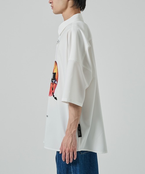 SHAREEF（シャリーフ）の「【SHAREEF】APPLE×TALTE SH（シャツ/ブラウス・メンズ・ホワイト/ブラック・1/2）」の7枚目の写真