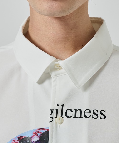 SHAREEF（シャリーフ）の「【SHAREEF】APPLE×TALTE SH（シャツ/ブラウス・メンズ・ホワイト/ブラック・1/2）」の21枚目の写真