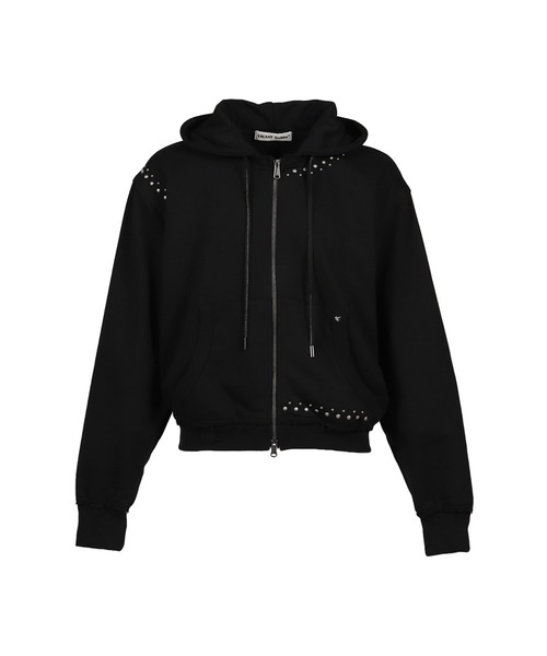 トップス VACANT Archive NOAH STUD HOOD ZIP-UP VACANT Archive ベイカントアーカイブ SS25 NOAH STUD HOOD ZIP