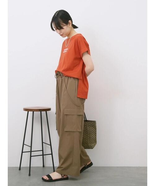 Samansa Mos2 blue(サマンサモスモスブルー)の「◎サス付カーゴパンツ(その他パンツ・レディース・ブラウン/カーキ/ブラック・F)」の9枚目の写真