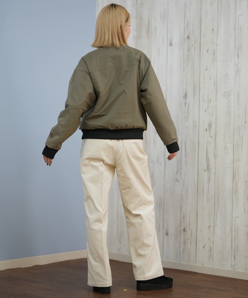 THE NORTH FACE(ザノースフェイス)の「THE NORTH FACE/ザ・ノース・フェイス TECH AIR RN JK ジャケット ブルゾン リバーシブル 無地 NTW62580(ブルゾン・レディース・オリーブ×ブラック/ブラック・XL/L/M)」の7枚目の写真