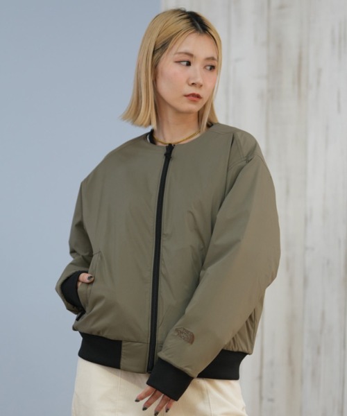 THE NORTH FACE(ザノースフェイス)の「THE NORTH FACE/ザ・ノース・フェイス TECH AIR RN JK ジャケット ブルゾン リバーシブル 無地 NTW62580(ブルゾン・レディース・オリーブ×ブラック/ブラック・XL/L/M)」の10枚目の写真