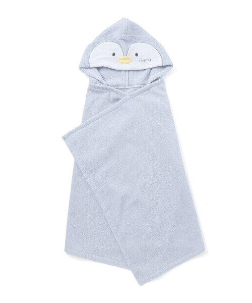 SLAP SLIP BABY（スラップスリップベビー）の「【お揃い】アニマルクマウサギペンギンモチーフお顔フードおくるみベビー（おくるみ・キッズ・ベージュ/ピンク/ブルー・FREE）」の8枚目の写真