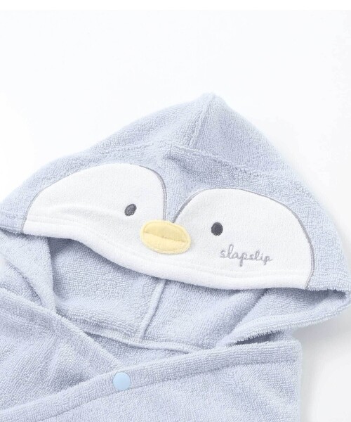SLAP SLIP BABY（スラップスリップベビー）の「【お揃い】アニマルクマウサギペンギンモチーフお顔フードおくるみベビー（おくるみ・キッズ・ベージュ/ピンク/ブルー・FREE）」の11枚目の写真
