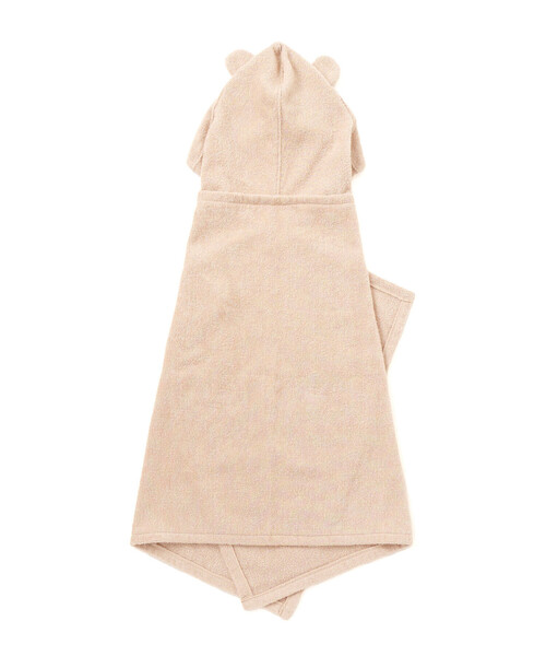 SLAP SLIP BABY（スラップスリップベビー）の「【お揃い】アニマルクマウサギペンギンモチーフお顔フードおくるみベビー（おくるみ・キッズ・ベージュ/ピンク/ブルー・FREE）」の16枚目の写真