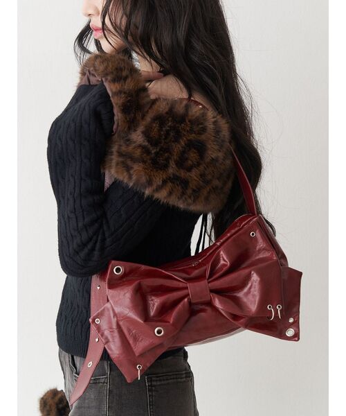 リボンベルトハンドバッグ（ショルダーバッグ）｜jouetie