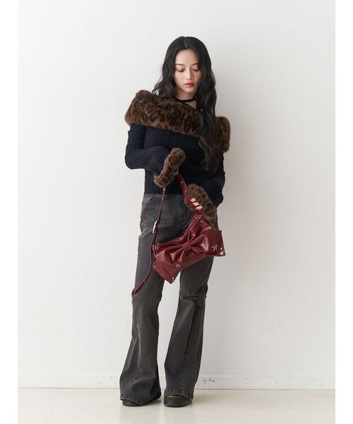 リボンベルトハンドバッグ（ショルダーバッグ）｜jouetie