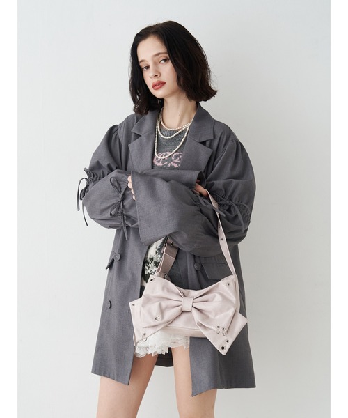 jouetie（ジュエティ）の「リボンベルトハンドバッグ（ショルダーバッグ・レディース・ピンク/ブラック/ボルドー・FREE）」の14枚目の写真