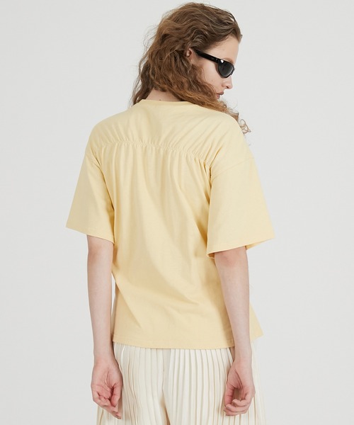 PRANK PROJECT（プランクプロジェクト）の「ローズラッフルTEE / Rose Ruffled T-Shirt（Tシャツ/カットソー・レディース・グレー/ホワイト/イエロー・FREE）」の15枚目の写真