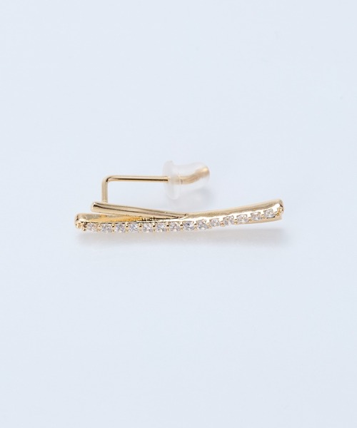 Phoebe（フィービィー）の「2wayビジューピアス&イヤリング(片耳)（ピアス（片耳用）・レディース・クリア/イエローゴールド・FREE）」の13枚目の写真