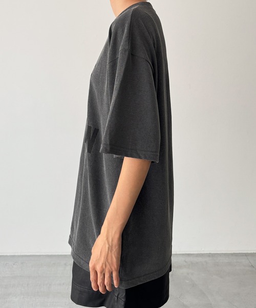 CANAL JEAN(キャナルジーン)の「El mar PASTE OF THE DEFINITION Tシャツ(Tシャツ/カットソー・レディース・チャコールグレー・ONE SIZE)」の6枚目の写真