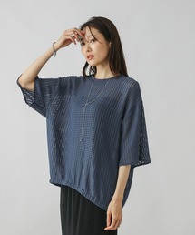 GLOBAL WORK | シアーラッセルドロストプルオーバー/577738(Tシャツ/カットソー)