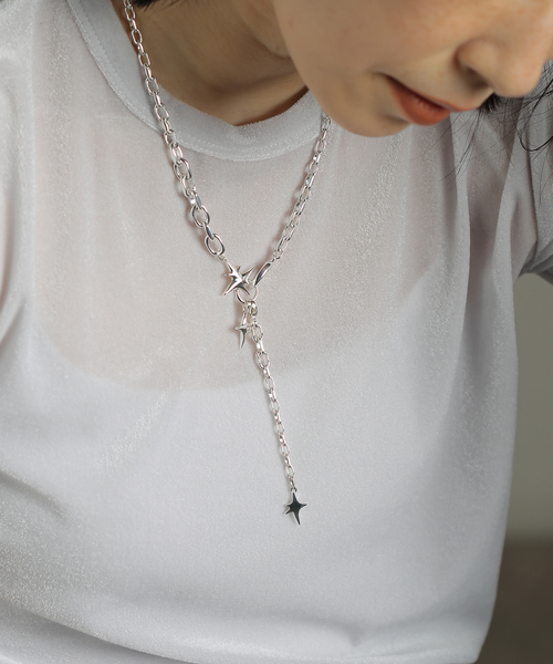 最終値下げ/ソワリー/Figueclipブレスレット/ネックレス／シルバー シルバーネックレス ソワリー 値下げ♡soierie ソワリー 3連ネックレス