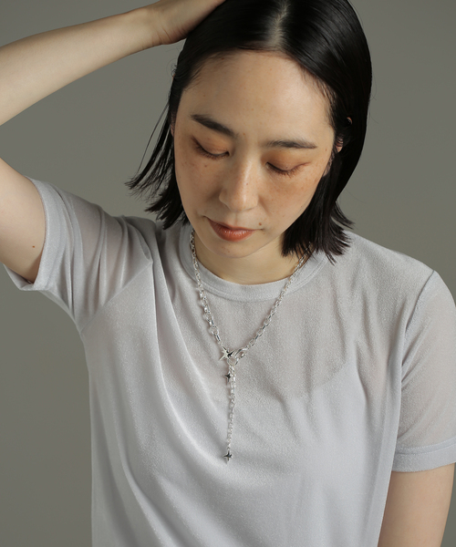 Soierie(ソワリー)の「【Soierie/ソワリー】Etolile chain necklace(ネックレス・レディース・シルバー・FREE)」の2枚目の写真