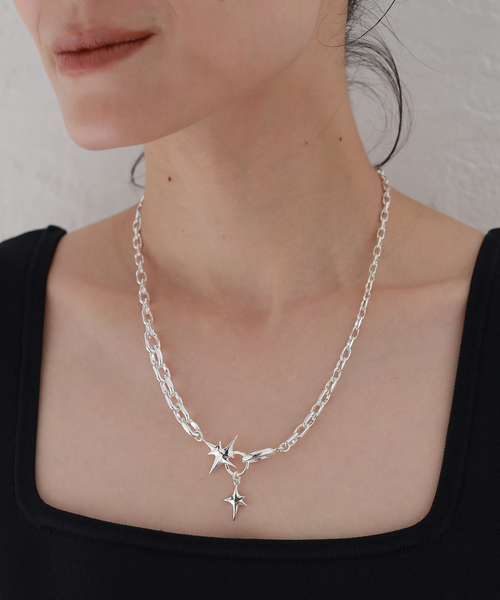 Soierie(ソワリー)の「【Soierie/ソワリー】Etolile chain necklace(ネックレス・レディース・シルバー・FREE)」の10枚目の写真