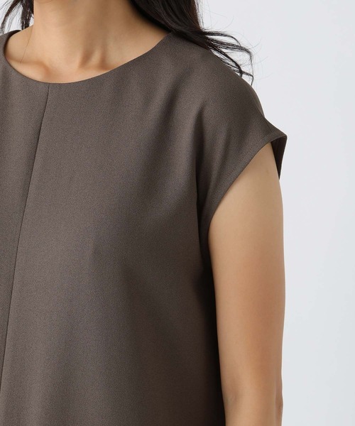 Elura（エルーラ）の「サラサラリラクシーフレンチワンピース（ワンピース・レディース・ダークブラウン/ブラック・FREE）」の10枚目の写真