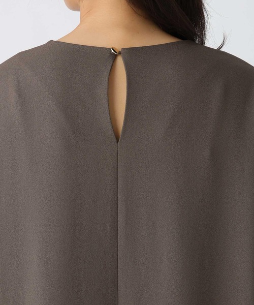 Elura（エルーラ）の「サラサラリラクシーフレンチワンピース（ワンピース・レディース・ダークブラウン/ブラック・FREE）」の13枚目の写真